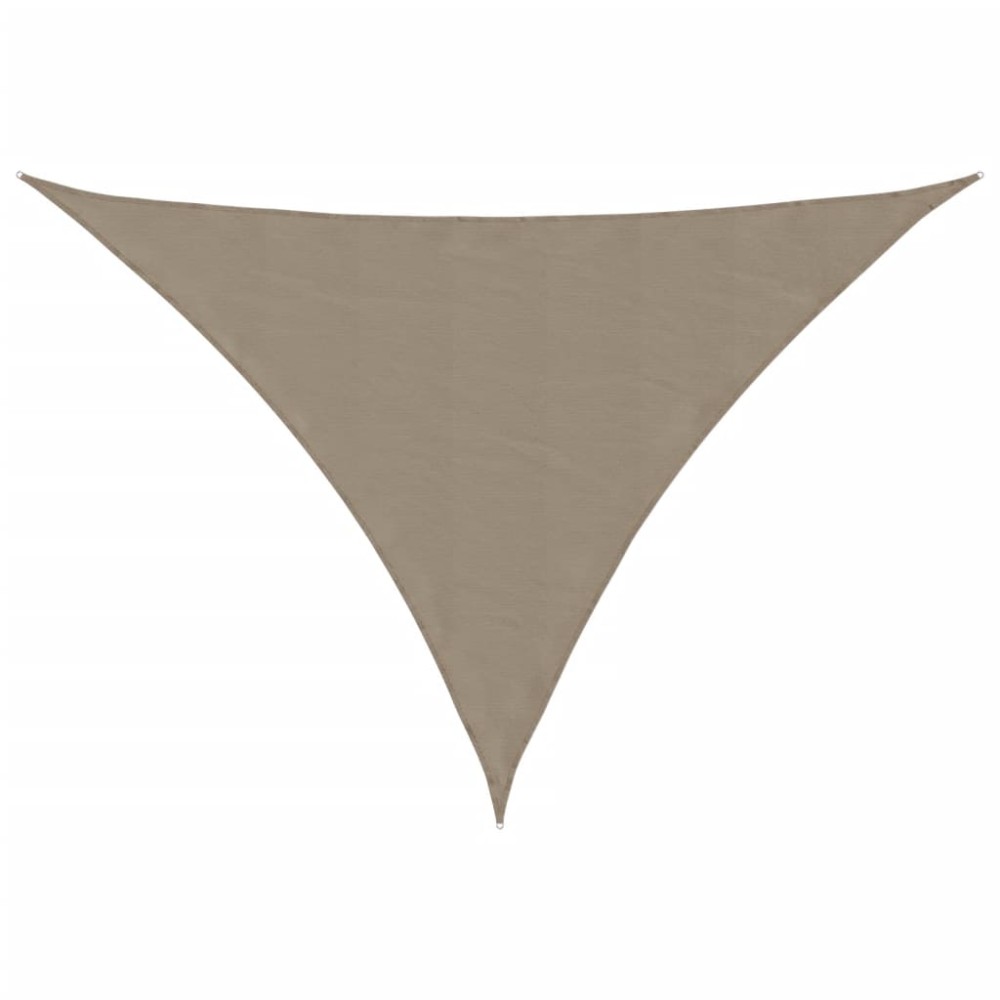 vidaXL Πανί Σκίασης Τρίγωνο Taupe 2,5 x 2,5 x 3,5 μ. από Ύφασμα Oxford