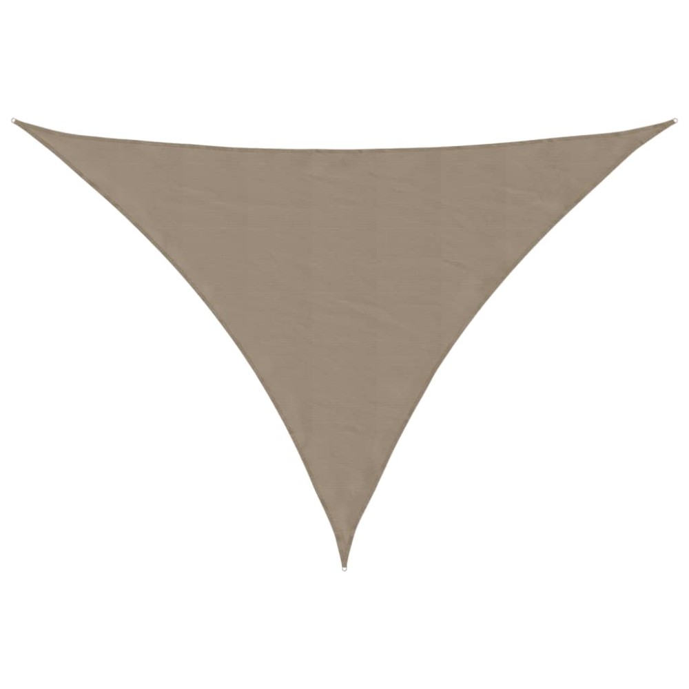 vidaXL Πανί Σκίασης Τρίγωνο Taupe 3 x 4 x 5 μ. από Ύφασμα Oxford