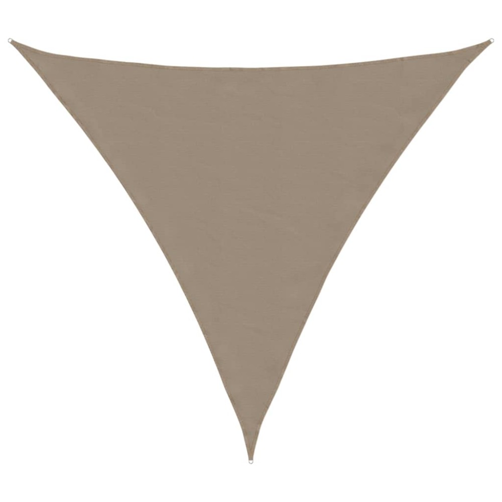 vidaXL Πανί Σκίασης Τρίγωνο Taupe 5 x 5 x 5 μ. από Ύφασμα Oxford