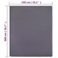 vidaXL Σεντόνια Με Λάστιχο 2 τεμ. Ανθρακί 140x200 εκ. Βαμβακερό Ζέρσεϊ