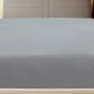 vidaXL Σεντόνια με Λάστιχο 2 τεμ. Γκρι 140x200 εκ. Βαμβακερό Ζέρσεϊ