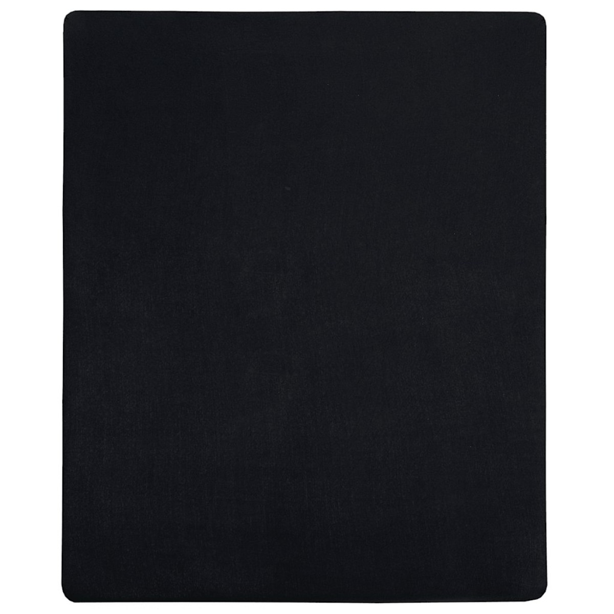vidaXL Σεντόνια με Λάστιχο 2 τεμ. Μαύρα 180x200 εκ. Βαμβακερό Ζέρσεϊ