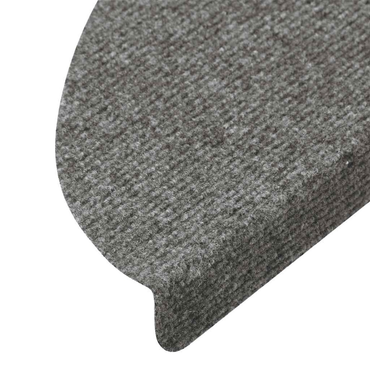vidaXL Πατάκια Σκάλας Αυτοκόλλητα 15 τεμ. Γκρι 56x17x3 εκ.