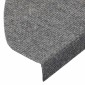 vidaXL Πατάκια Σκάλας Αυτοκόλλητα 15 τεμ. Γκρι 65x22,5x3,5 εκ.