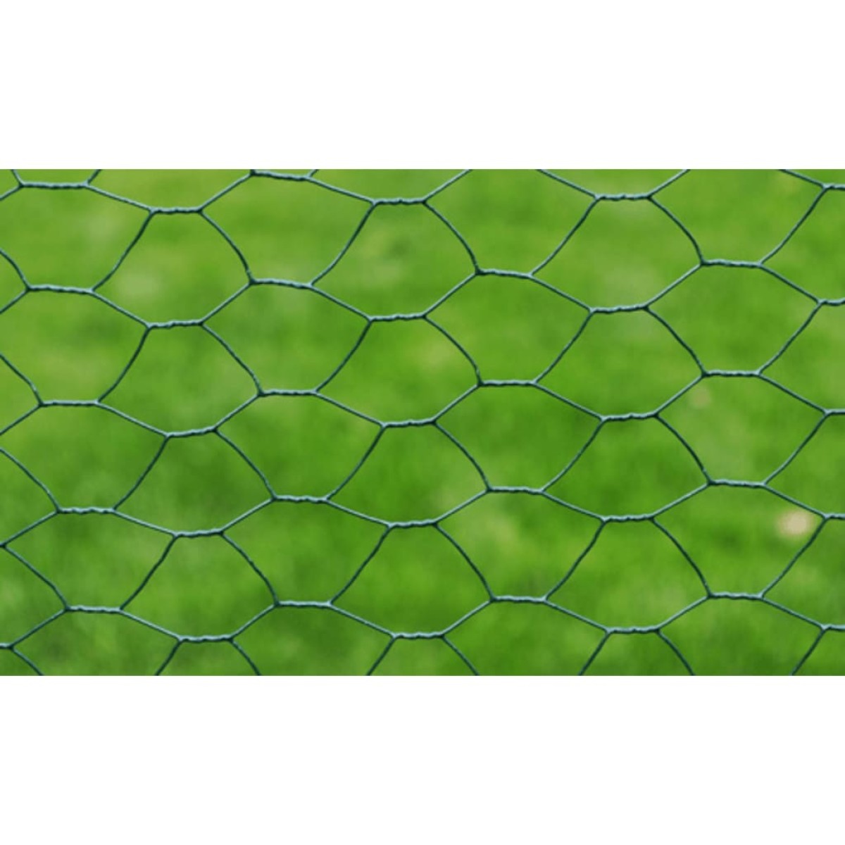 vidaXL Συρματόπλεγμα Κοτετσόσυρμα Πράσινο 25x0,75μ Γαλβανιζέ Επικ. PVC