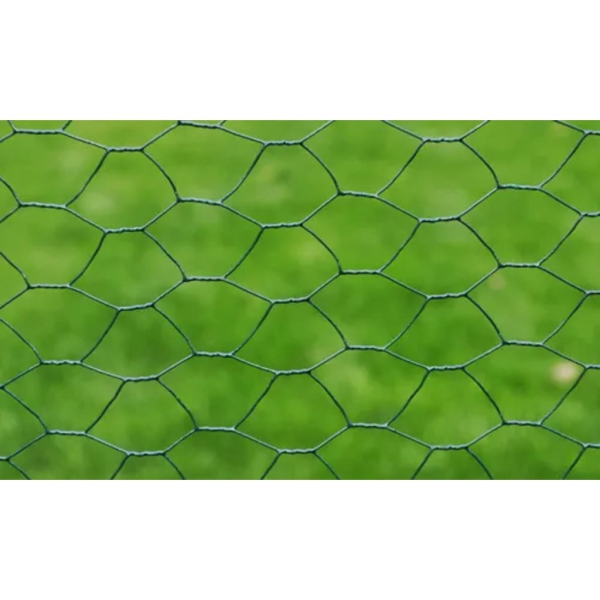 vidaXL Συρματόπλεγμα Κοτετσόσυρμα Πράσινο 25x0,75μ Γαλβανιζέ Επικ. PVC
