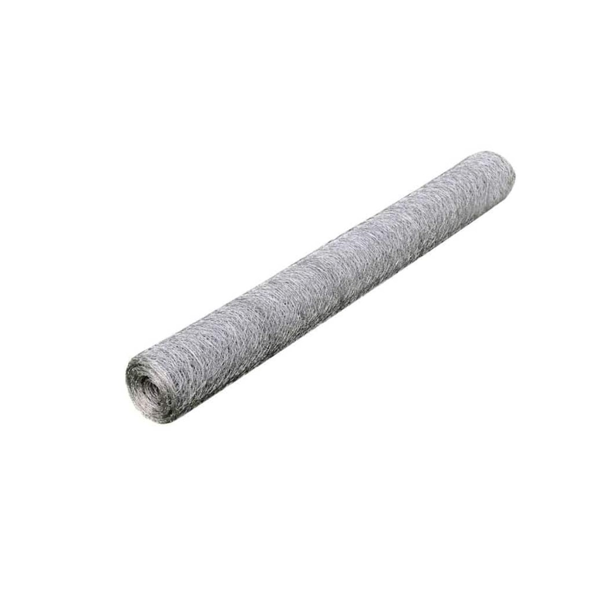 vidaXL Συρματόπλεγμα Κοτετσόσυρμα Ασημί 25 x 0,75 μ. Γαλβαν. Ατσάλι