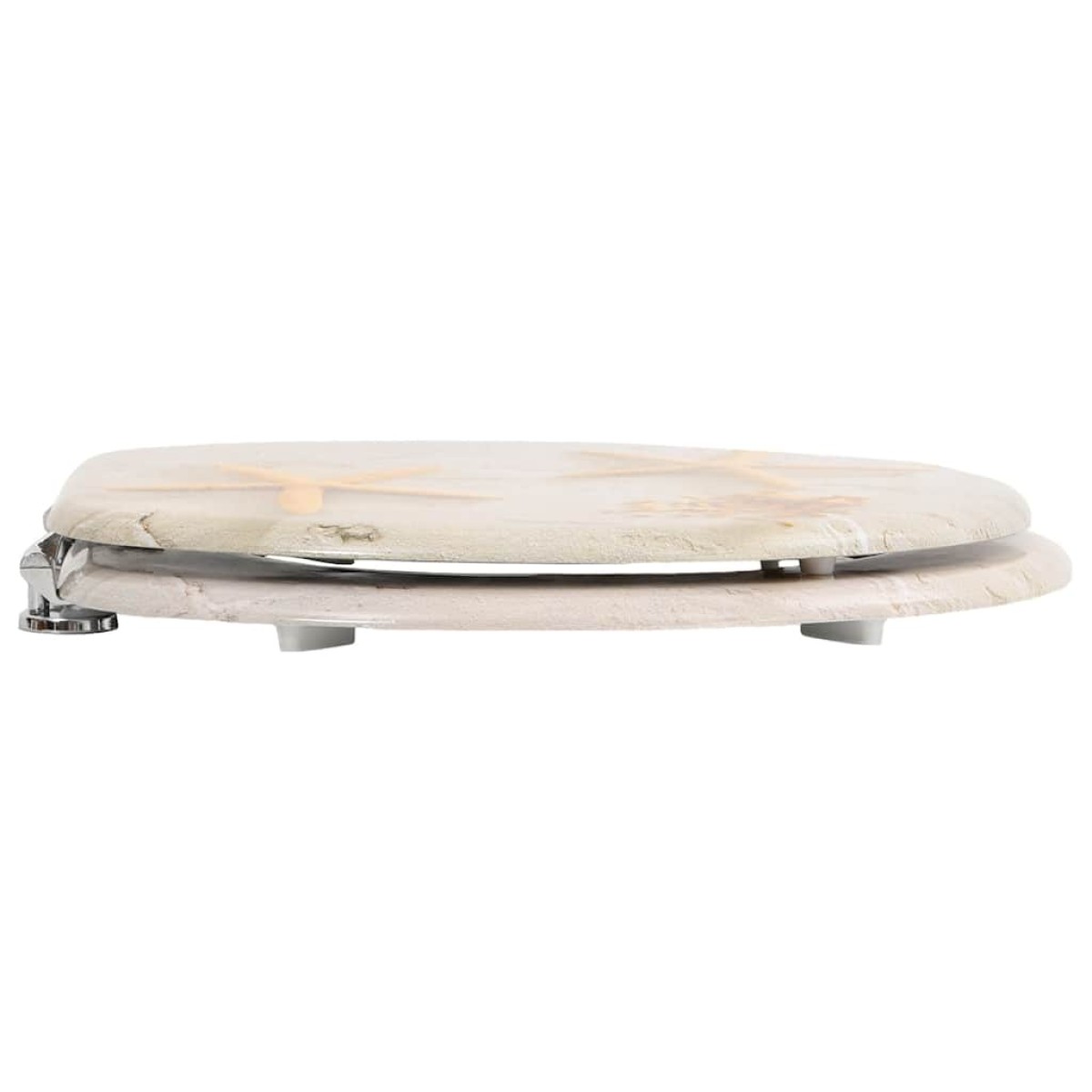 vidaXL Κάλυμμα Λεκάνης με Σχέδιο Αστερίες από MDF