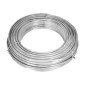 vidaXL Συρματόπλεγμα 25 x 1,25 μ. Γαλβανισμένο Ατσάλι + Στύλοι/Βάσεις