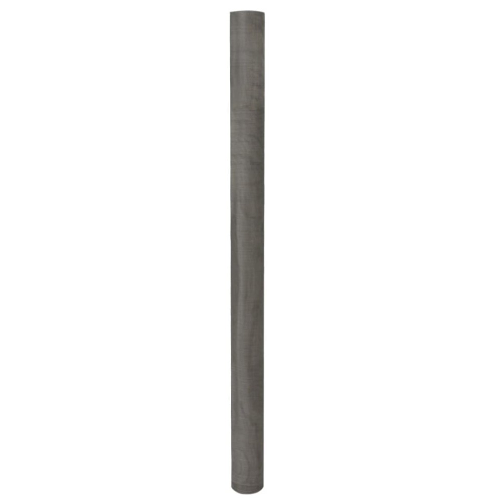 vidaXL Σχοινωτά Φράχτες 100 x 500 cm Mesh Ανοξείδωτο Ατσάλι 201 Ασημί