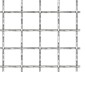 vidaXL Πλέγμα Κατσαρό Καρέ Φύλλα 100x85 εκ./31x31x3 χιλ. Ανοξ. Ατσάλι