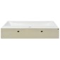 vidaXL Νιπτήρας με Οπή Βρύσης Λευκός 76 x 42,5 x 14,5 εκ. Κεραμικός