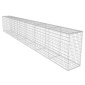 vidaXL Συρματοκιβώτιο Τοίχος 600x50x100 εκ. Γαλβαν.Χάλυβας + Κάλυμμα