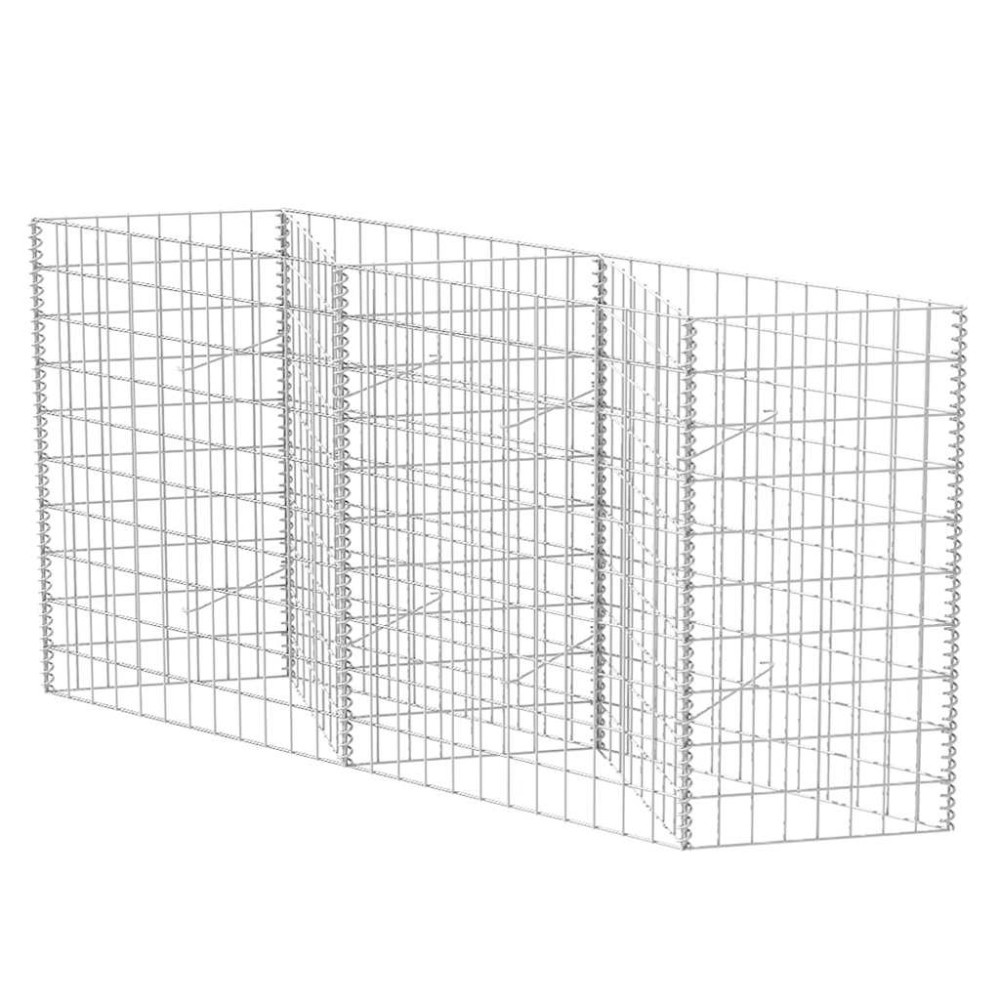 vidaXL Συρματοκιβώτιο 120 x 30 x 100 εκ. από Γαλβανισμένο Χάλυβα