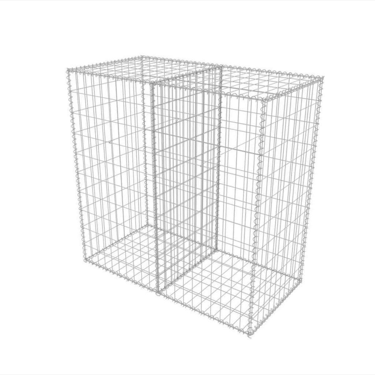 vidaXL Συρματοκιβώτιο 100 x 50 x 100 εκ. από Γαλβανισμένο Χάλυβα