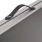 vidaXL Τραπέζι για Κόλληση Ταπετσαρίας 200x60x78 εκ. από MDF/Αλουμίνιο