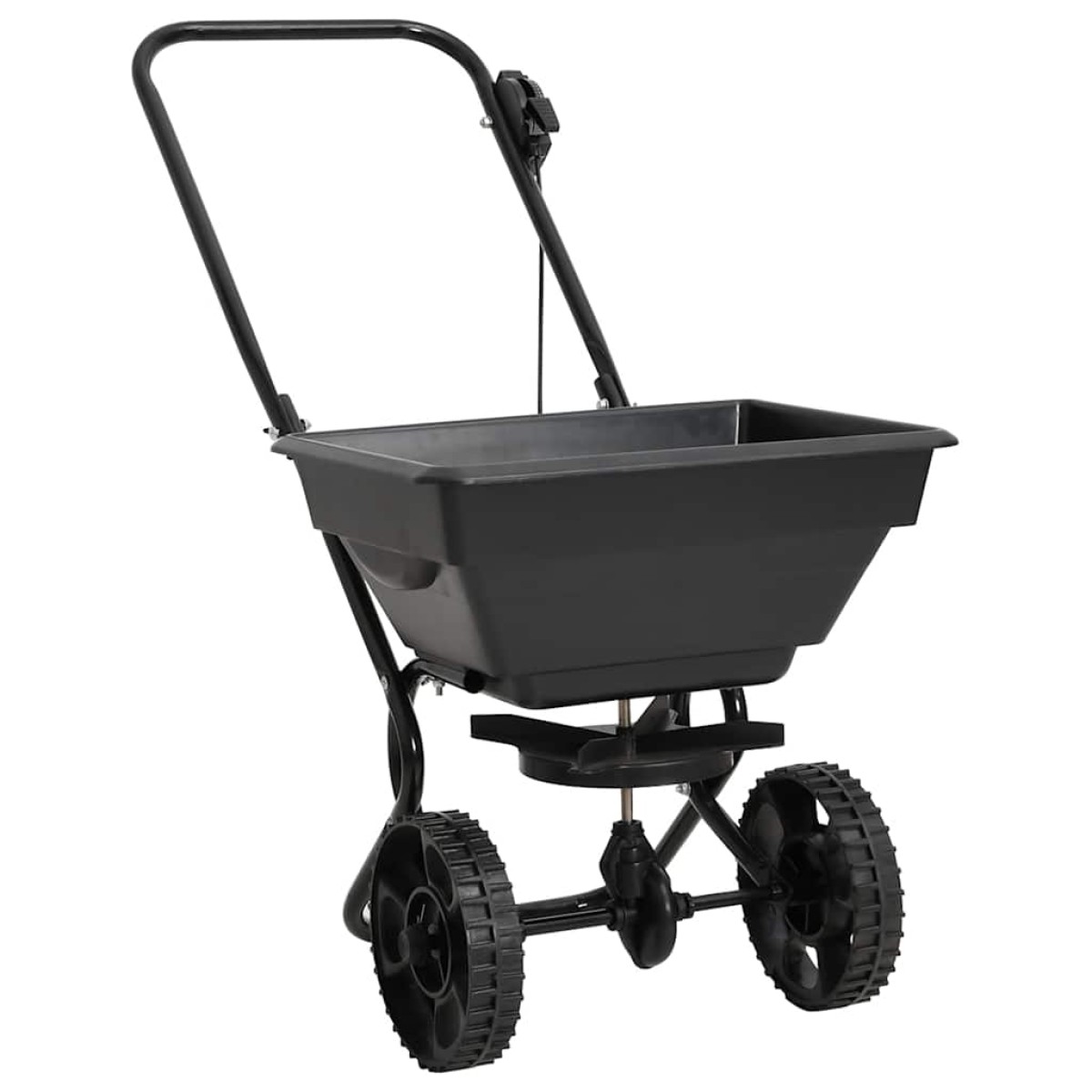 vidaXL Διανομέας Αλατιού Ώθησης 15 L 92 x 46 x 70 εκ. από PVC/Ατσάλι
