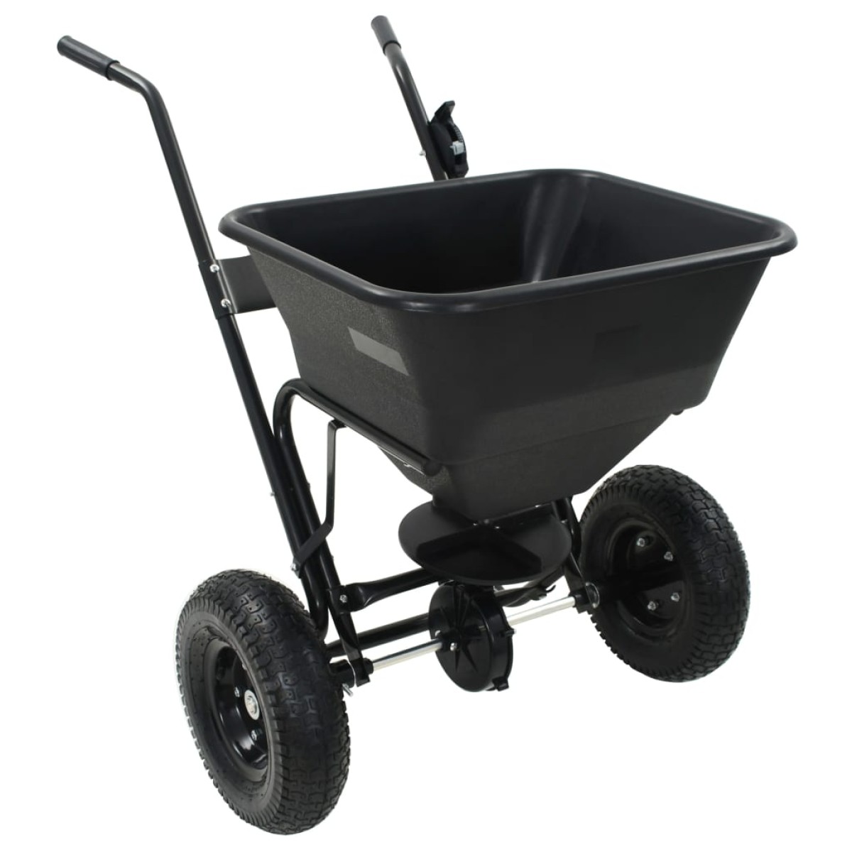 vidaXL Διανομέας Αλατιού Ώθησης 45 L 106 x 73 x 76 εκ. από PVC/Ατσάλι