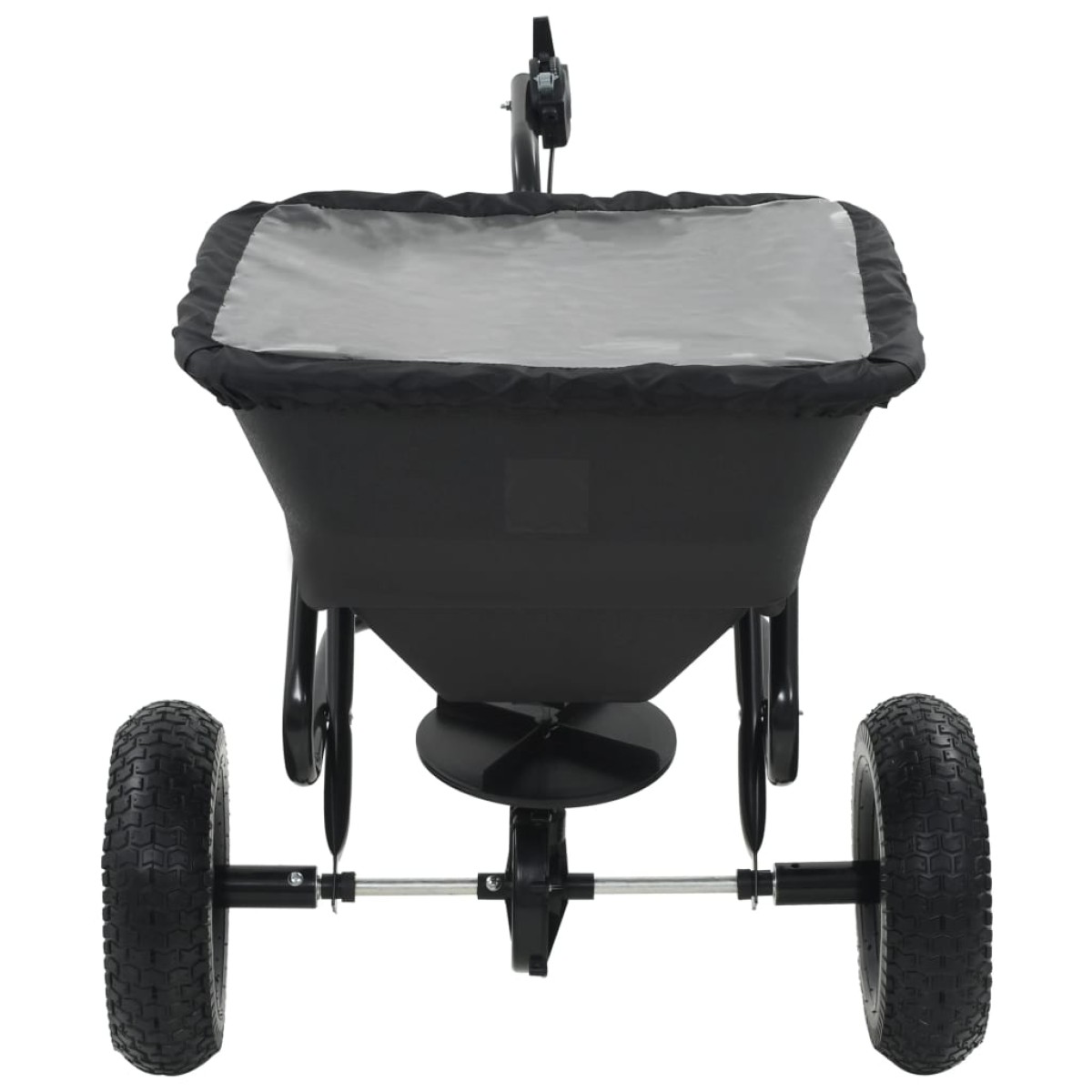vidaXL Διανομέας Αλατιού Ελκόμενος 45 L 125x74x79 εκ. από PVC/Ατσάλι