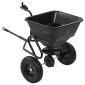vidaXL Διανομέας Αλατιού Ελκόμενος 45 L 125x74x79 εκ. από PVC/Ατσάλι