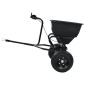 vidaXL Διανομέας Αλατιού Ελκόμενος 45 L 125x74x79 εκ. από PVC/Ατσάλι