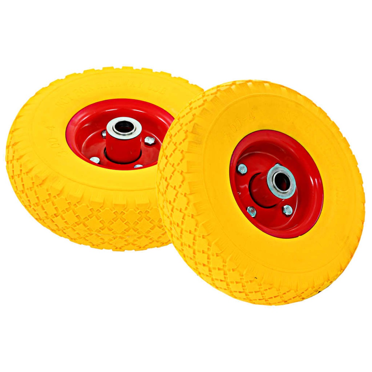 vidaXL Ρόδες για Καρότσια Μεταφοράς 4 τεμ. 3.00-4 (245x82) Καουτσούκ
