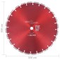 vidaXL Διαμαντόδισκος Κοπής Turbo 350 χιλ. Ατσάλινος