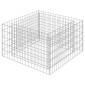vidaXL Συρματοκιβώτιο-Γλάστρα Υπερυψωμένη 90x90x50 εκ. Γαλβ. Χάλυβας