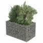 vidaXL Συρματοκιβώτιο-Γλάστρα Υπερυψωμένη 90x50x50 εκ. Γαλβ. Χάλυβας