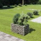 vidaXL Συρματοκιβώτιο-Γλάστρα Υπερυψωμένη 90x50x50 εκ. Γαλβ. Χάλυβας