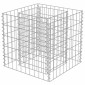 vidaXL Συρματοκιβώτιο-Γλάστρα Υπερυψωμένη 50x50x50 εκ. Γαλβ. Χάλυβας