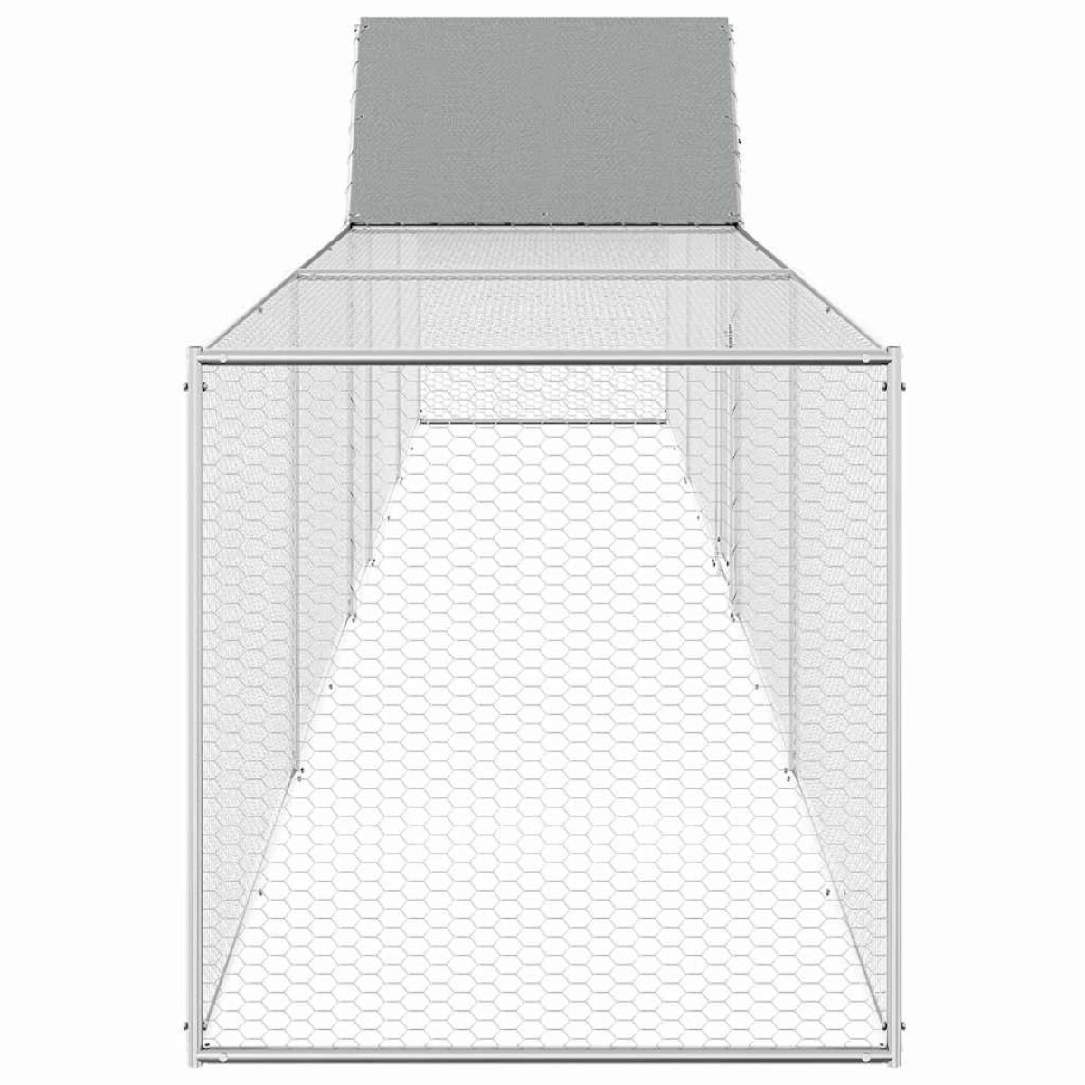 vidaXL Κοτέτσι 9 x 1 x 1,5 μ. από Γαλβανισμένο Χάλυβα