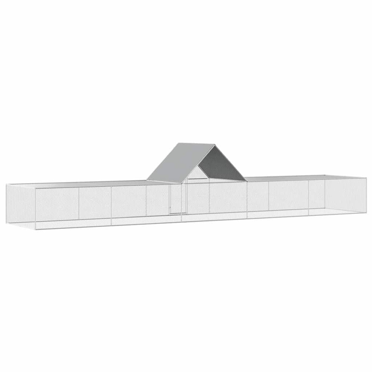 vidaXL Κοτέτσι 10 x 2 x 2 μ. από Γαλβανισμένο Χάλυβα