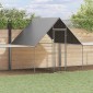 vidaXL Κοτέτσι 10 x 2 x 2 μ. από Γαλβανισμένο Χάλυβα