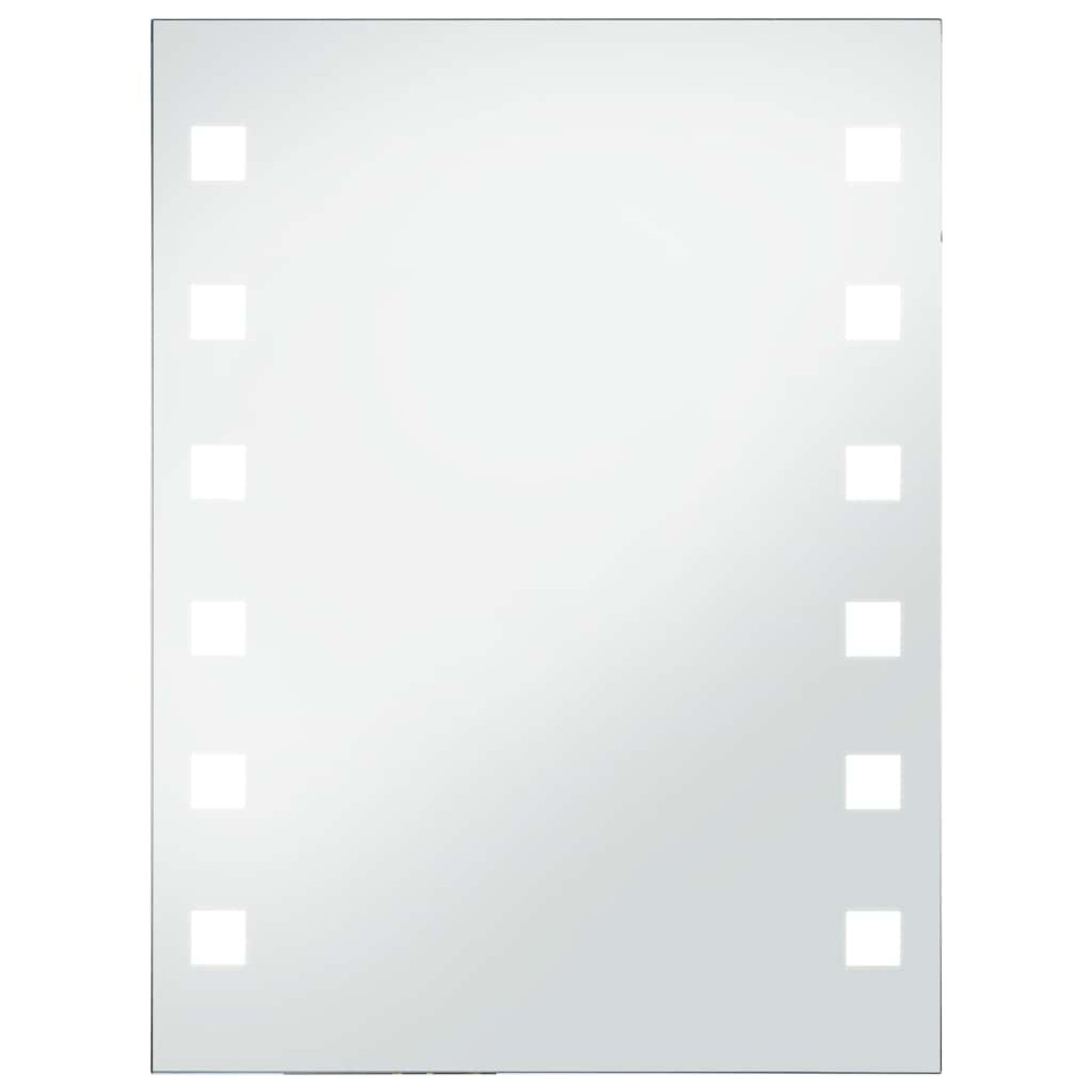 vidaXL Καθρέφτης Μπάνιου Τοίχου με LED 60 x 80 εκ.