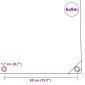 vidaXL Μουσαμάς Μπλε 6 x 8 μ. 650 γρ./μ.²