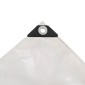 vidaXL Μουσαμάς Λευκός 5 x 6 μ. 650 γρ./μ.²