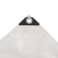 vidaXL Μουσαμάς Λευκός 6 x 8 μ. 650 γρ./μ.²