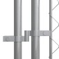 vidaXL Κλουβί Σκύλου Εξωτερικού Χώρου 8 x 4 x 2,3 μ. με Στέγαστρο