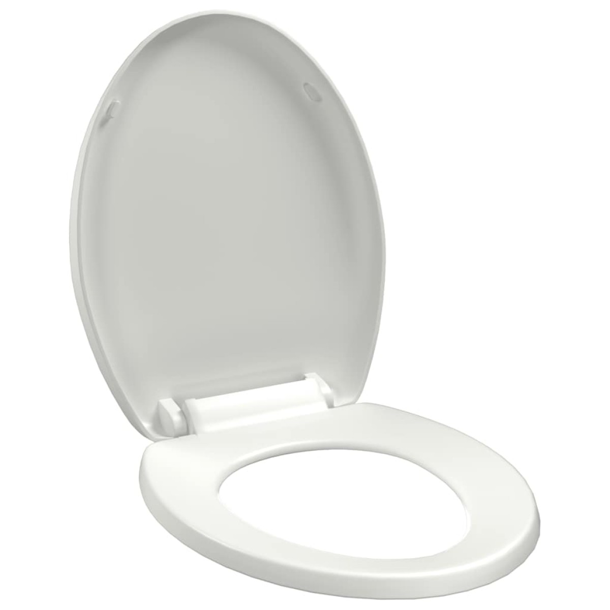 vidaXL Κάλυμμα Λεκάνης με Soft Close & Quick Release Λευκό