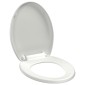 vidaXL Κάλυμμα Λεκάνης με Soft Close & Quick Release Λευκό
