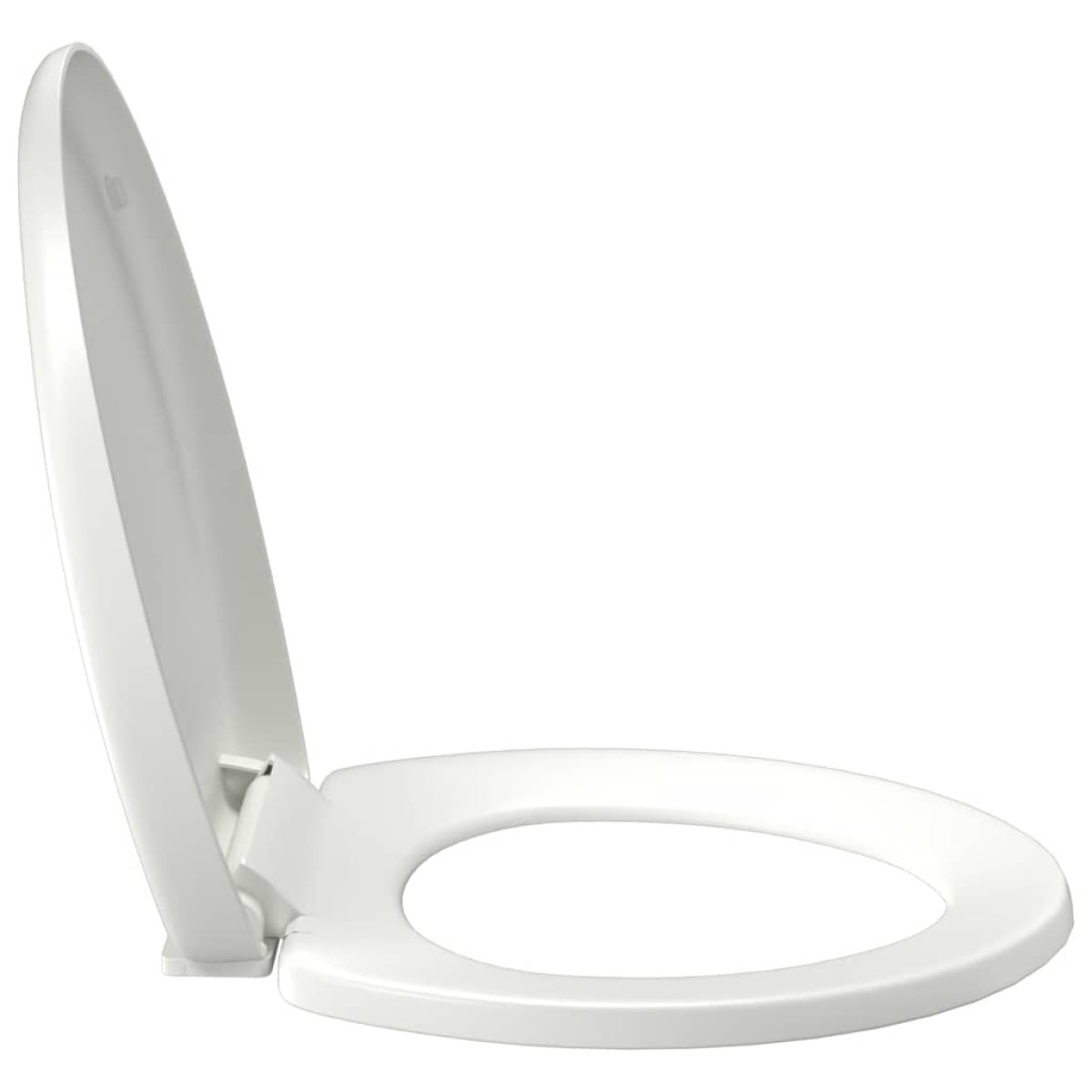 vidaXL Κάλυμμα Λεκάνης με Soft Close & Quick Release Λευκό