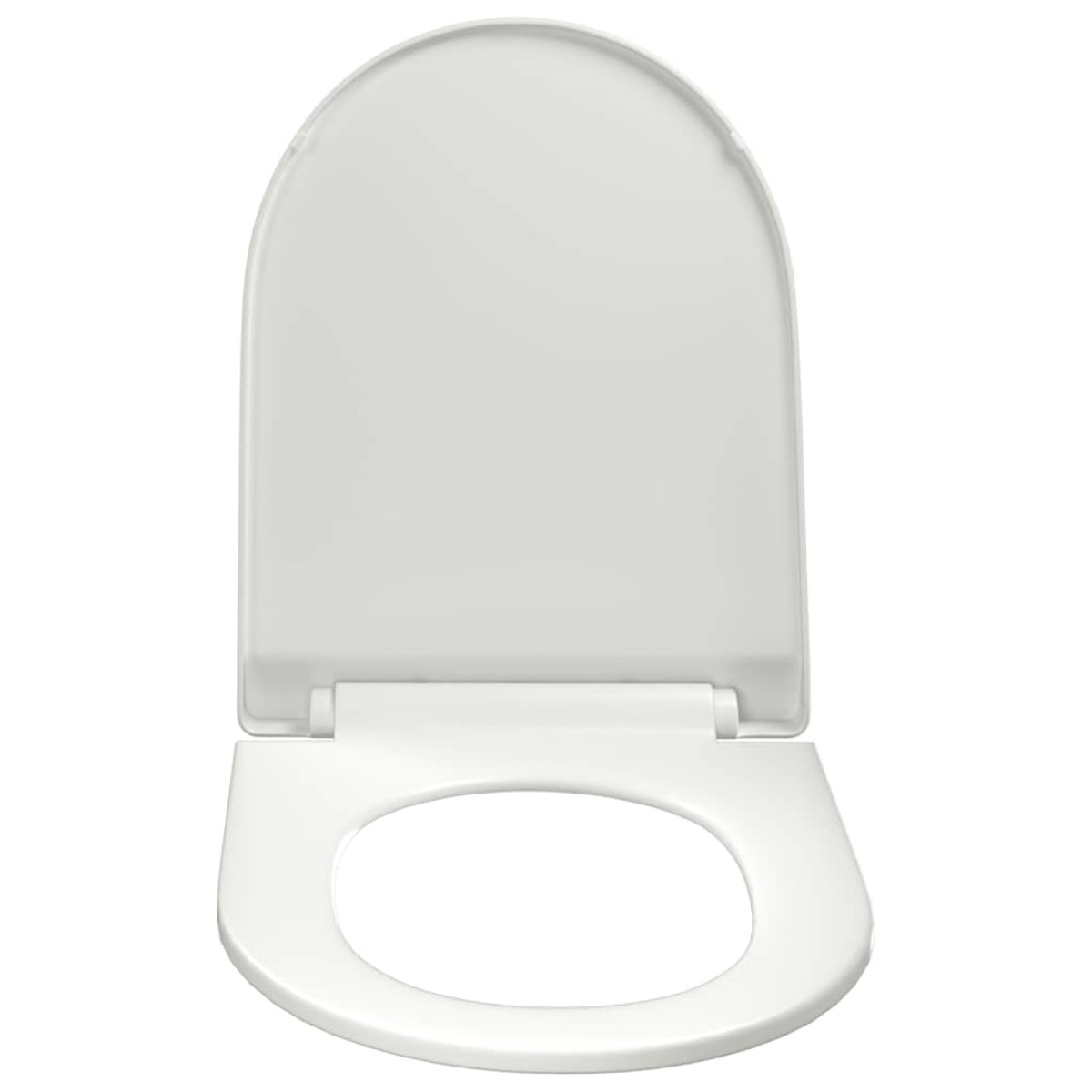 vidaXL Κάλυμμα Λεκάνης με Soft Close & Quick Release Λευκό