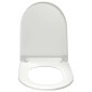 vidaXL Κάλυμμα Λεκάνης με Soft Close & Quick Release Λευκό