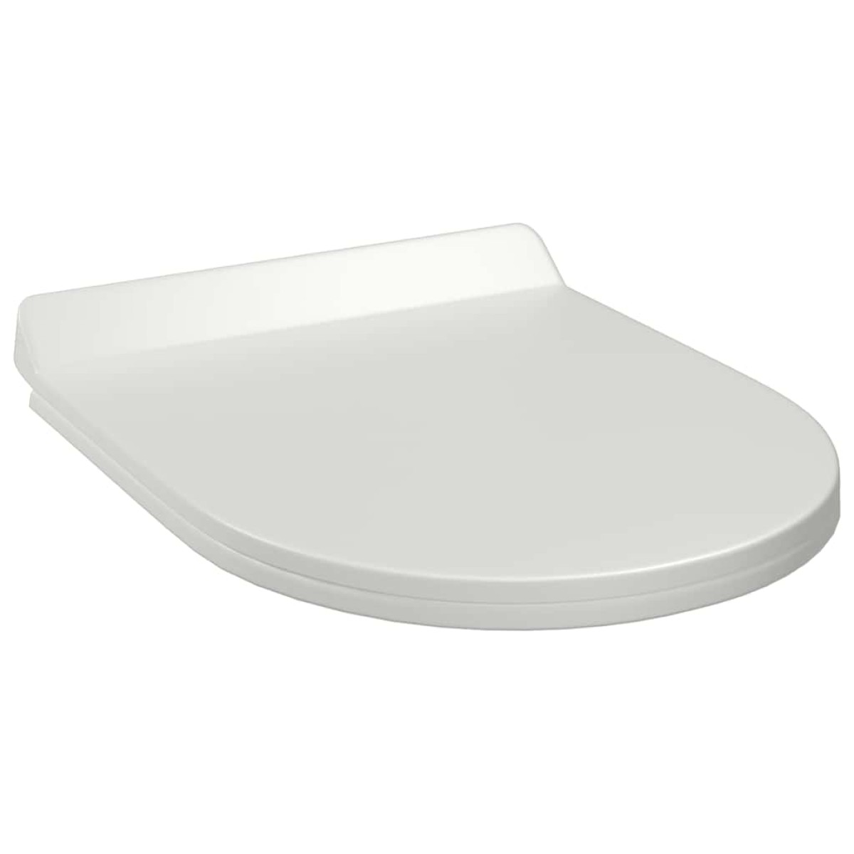 vidaXL Κάλυμμα Λεκάνης με Soft Close & Quick Release Λευκό