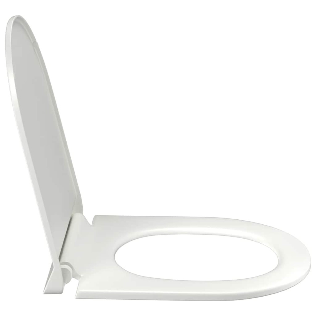 vidaXL Κάλυμμα Λεκάνης με Soft Close & Quick Release Λευκό