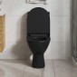 vidaXL Κάλυμμα Λεκάνης με Soft Close & Quick Release Μαύρο