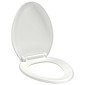 vidaXL Κάλυμμα Λεκάνης με Soft Close & Quick Release Λευκό