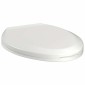 vidaXL Κάλυμμα Λεκάνης με Soft Close & Quick Release Λευκό