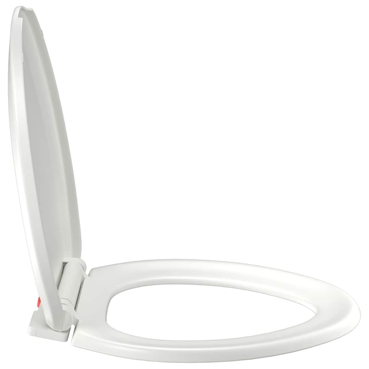vidaXL Κάλυμμα Λεκάνης με Soft Close & Quick Release Λευκό